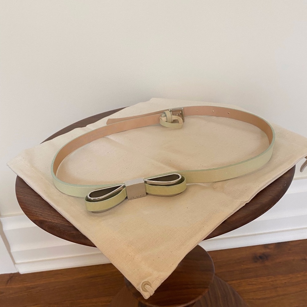Ted Baker Belt “mint green” with Bow